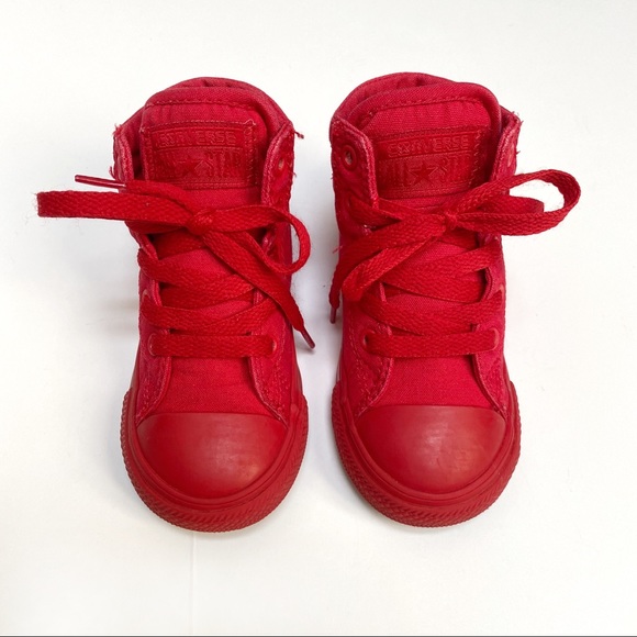 toddler size 8 red converse